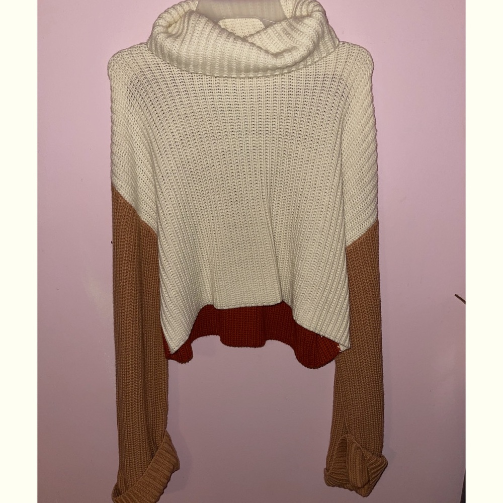 Turtleneck Crop Sweater